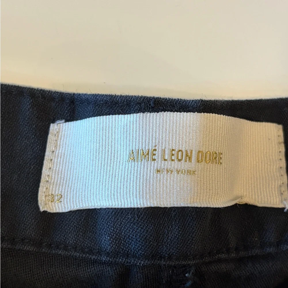 Aime Leon Dore black button shorts 32” - Picture 2 of 2